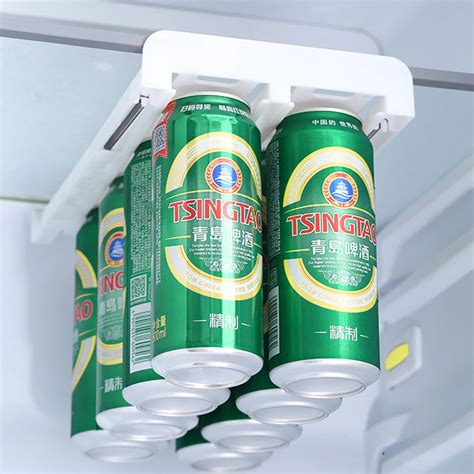 Frigor Fico Double Row Holder Para Bebidas Pode Armazenamento Container