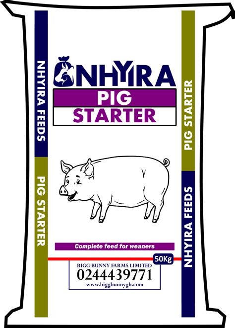 pig starter bigg bunny farms