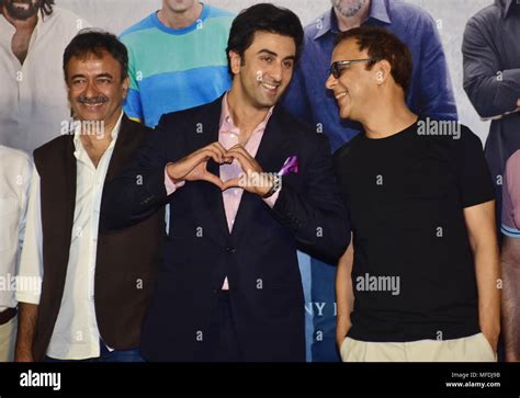 Indian Film Director Rajkumar Hirani Actor Ranbir Kapoor With Producer