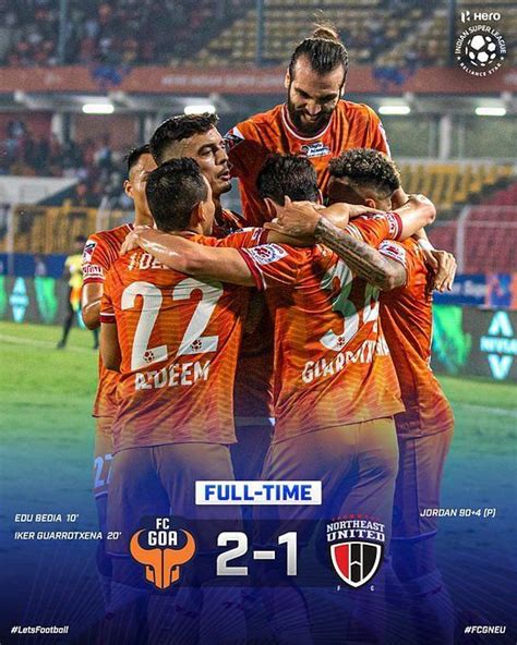 FC Goa Vs NorthEast United FC Gaurs Hand The Highlanders Their 10th