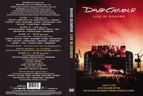 Scarica La Copertina Cd David Gilmour Live In Gdansk Eng Scarica