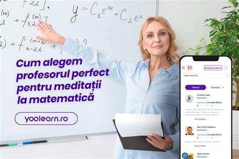 Cum Alegem Profesorul Perfect Pentru Medita Ii La Matematic Stirea