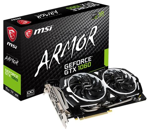 MSI Lanza Su GTX 1060 Armor OC Con GDDR5X Para Luchar Con RX 590