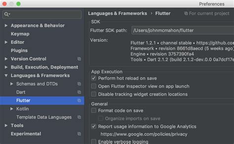 Flutter Sdk And Or Dart Sdk Settings Keep Changing While Android Studio