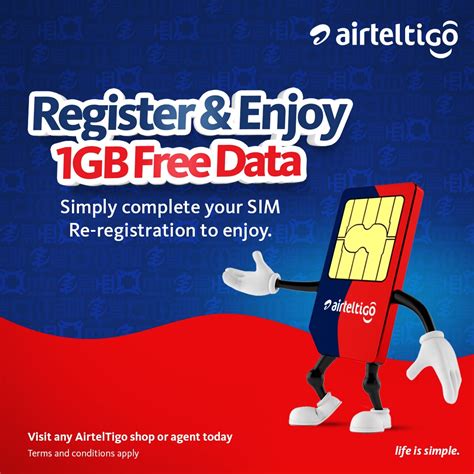 Airteltigo Offers 1gb Free Data For All Sim Registrations Done Till