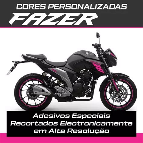 Adesivo Para Fz25 2022 Fazer 250 Personalizado Cores Goldmk