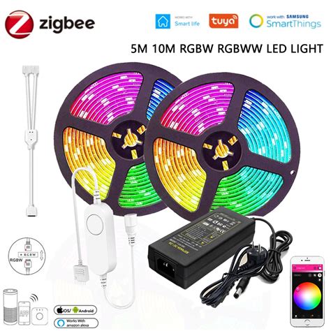 Zigbee Smart Led Controller Dc V M M Rgbw Rgbww Led Strip