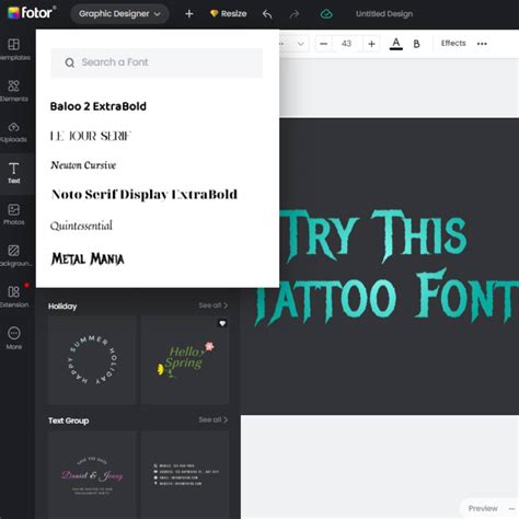 Best Tattoo Fonts For Stunning Exclusive Ink Fotor