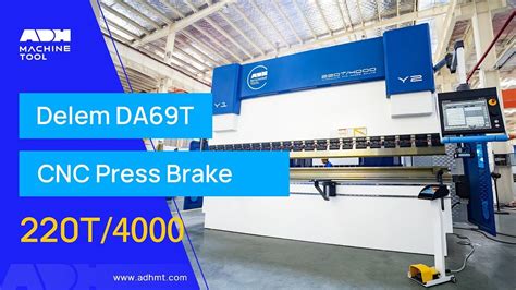 220t 4000 CNC Press Brake With Delem DA69T Controller YouTube