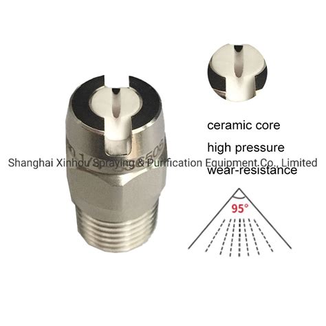 Stainless Steel Ceramic Core Core High Pressure Cleaning Jet Flat Fan