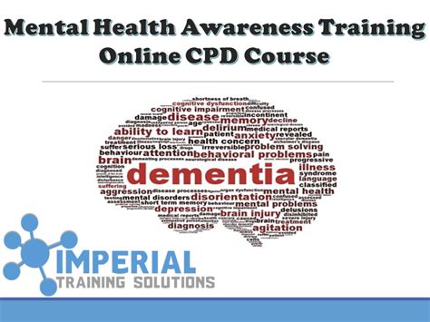 Mental Health Awareness Online Training Course Cpduk Accredited