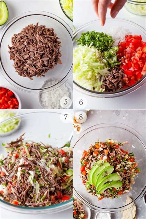 Salpic N Mexican Shredded Beef Salad Recipe Make It Skinny Please