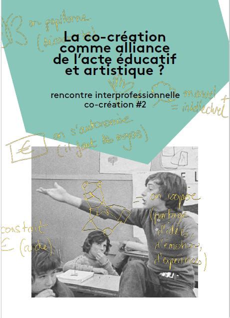 La Co Cr Ation Comme Alliance De L Acte Ducatif Et Artistique