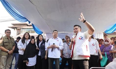 Gelar Bazar Murah Caleg Partai Perindo Diska Resha Didoakan Lolos Parlemen