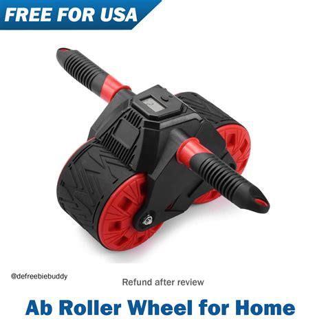 Ab Roller Wheel Workout Equipment $25.99, FREE FOR AMAZON USA PRODUCT