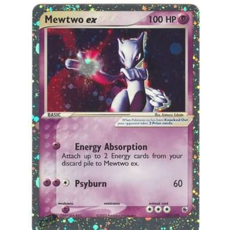 Mewtwo Ex 101 109 Ex Ruby Sapphire Ultra Rare English Near