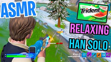 ASMR Gaming Fortnite Relaxing Han Solo Gum Chewing Controller