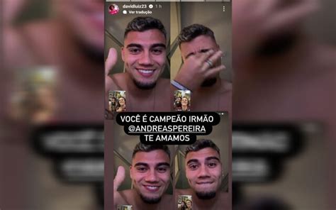 Andreas Pereira se emociona após título em live David Luiz