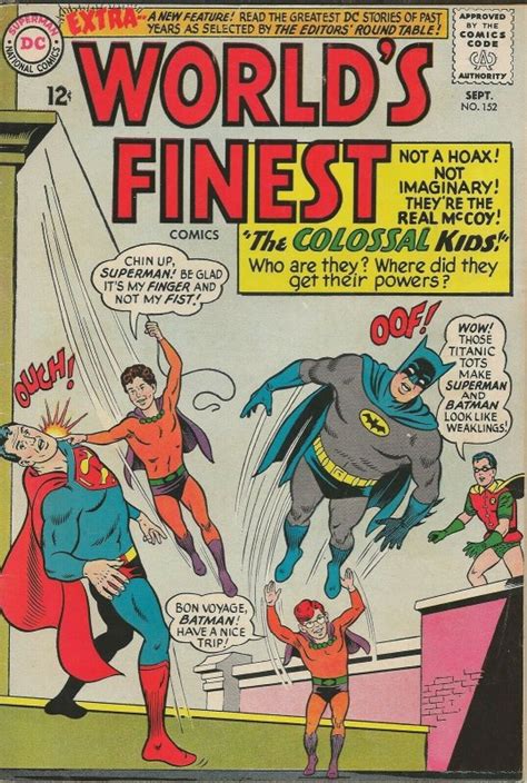 World S Finest Original Vintage Dc Comics Batman Superman