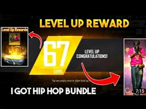 Level Up Reward I Got Hip Hop Bundle Level Free Fire Levalup Rified