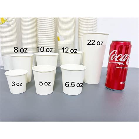 50 Pcs Paper Cup Double Coated For Hot And Cold Environmentally