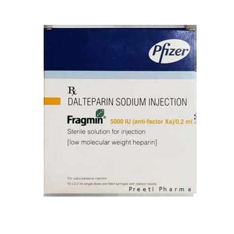 Fragmin 5000IU Injection: Uses, Dosage, Side Effects, Generic, Price - osudpotro