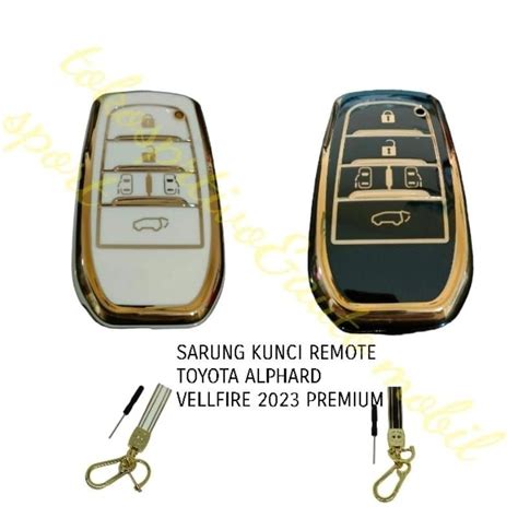 Toyota Alphard Vellfire Premium Button Remote Key Case Cover