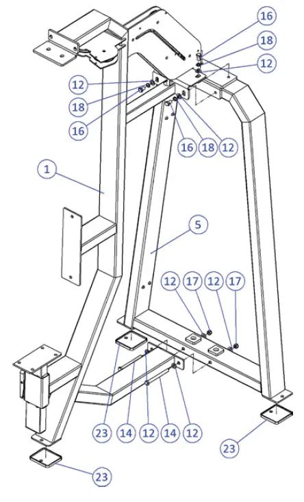 Sb Pfrdc S Pec Fly Rear Delt Combo Machine Owner S Manual