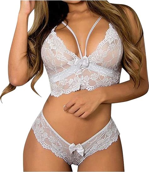 Sumsayei Lingerie Femmes Ensemble De Lingerie Sexy En Dentelle Pour