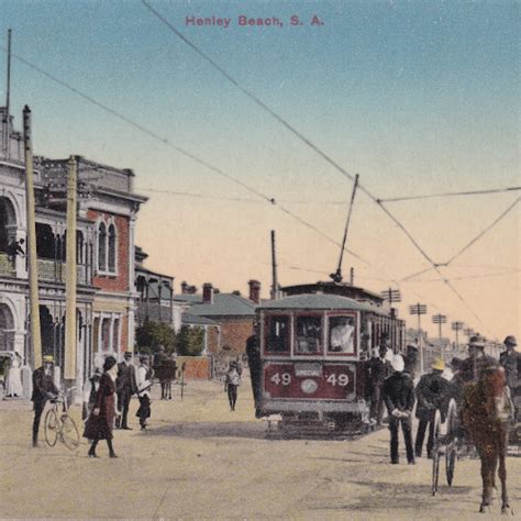 Henley Beach Sa Postcard Circa 1910