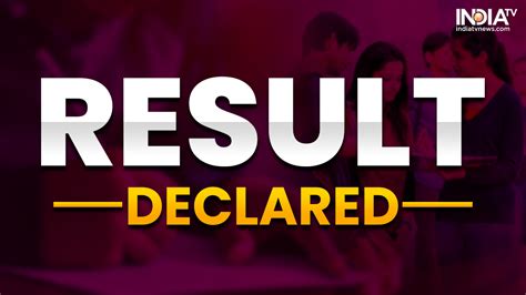 Karnataka 2nd PUC Result 2023 OUT Direct Link India TV