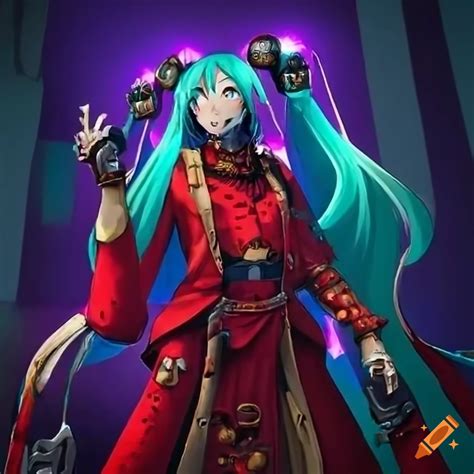 Warhammer 40k Tech Priest Explorator Fusion With Hatsune Miku In