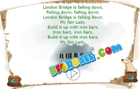 London Bridge Is Falling Down Lyrics