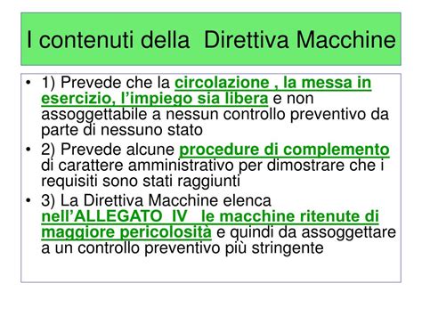 PPT LA DIRETTIVA MACCHINE 98 37 CE DOTT ING DANIELE CIONCHI