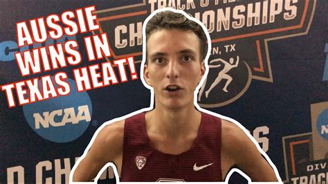 Stanford S Ky Robinson Wins NCAA 10k Says Being An Aussie Helped Him