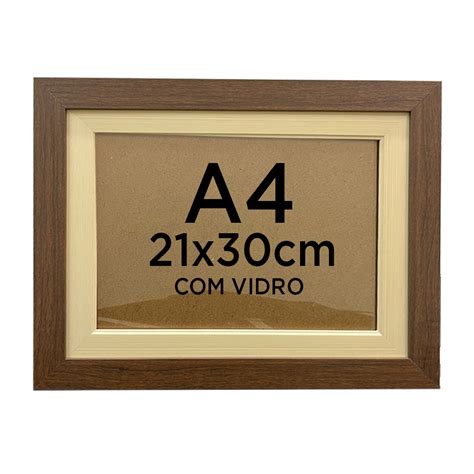 Moldura Dupla Quadro A X Cm Diploma Certificado Foto Vidro