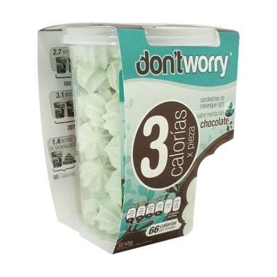 Merengues Dont Worry Light Sabor Menta Con Chocolate G Walmart