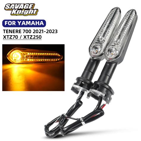 Tenere Luz Intermitente LED Para Motocicleta Intermitentes Para YAMAHA