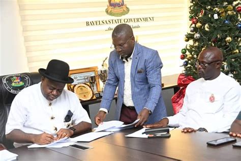 Gov Douye Diri Of Bayelsa State Signs 2024 Budget Electricity Bill In To Law Politics Nigeria