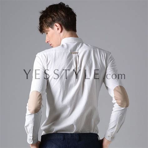 Yesstyle M Elbow Patch Shirt Yesstyle Elbow Patches Shirt Shirts Elbow Patches