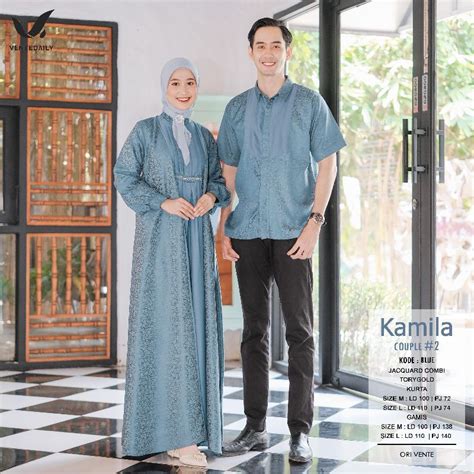 Jual Kamila Couple By Vente Daily Gamis Couple Terbaru Gamis Couple