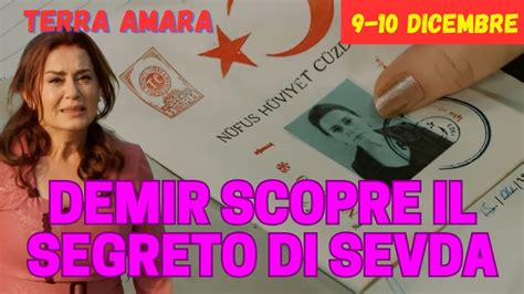 Terra Amara Dicembre Demir Scopre L Amara Verit Su Sevda E La