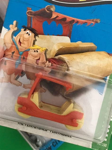 The Flintstones The Flintmobile Hw Imagination Hot Wheels Toys Collectibles Mainan Di Carousell