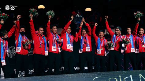 Tumbangkan China Di Babak Final Indonesia Boyong Kembali Piala Thomas