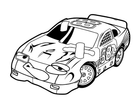 Desenho De Carro De Corrida Para Imprimir - 10