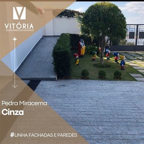 Pedra Miracema Lajinha Cinza Vitoria Revestimentos