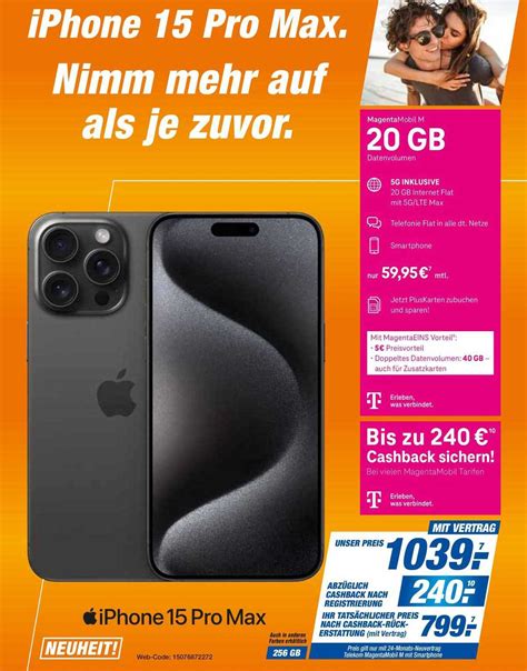 Iphone 15 Pro Max Angebot Bei Hem Expert 1prospektede