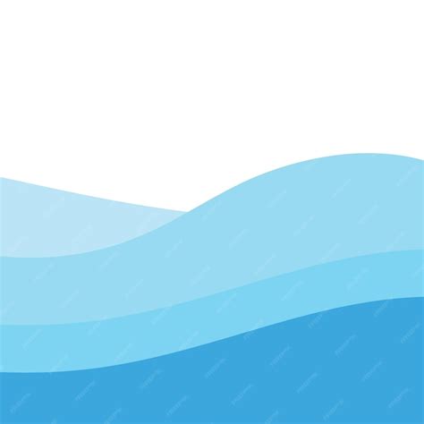 Premium Vector | Abstract Water wave vector illustration design background