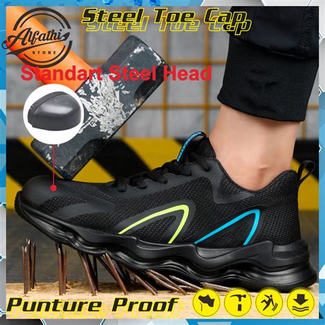 Jual Promo Sepatu Safety Sport Alfathi New Original By Guyisa Black