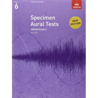 ABRSM Specimen Aural Tests Grade 6